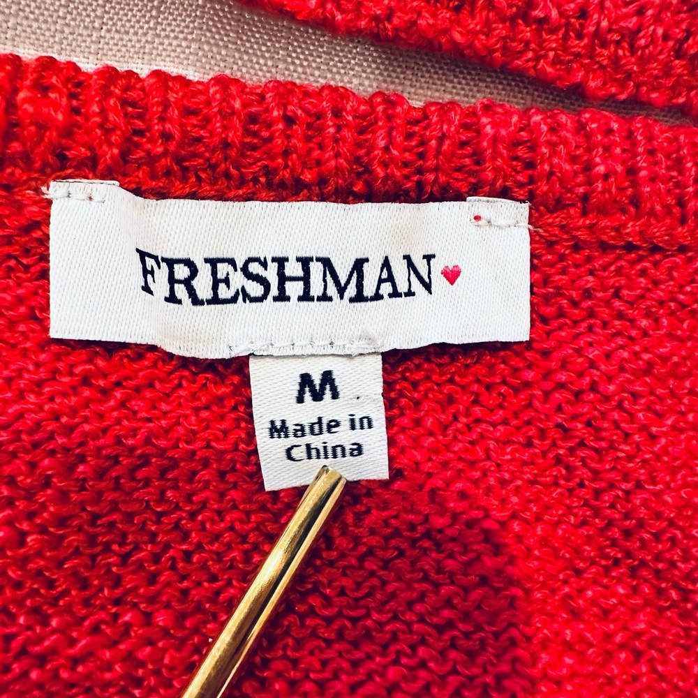 Freshman Red Star Halter Tank Top - Picture 4 of 5